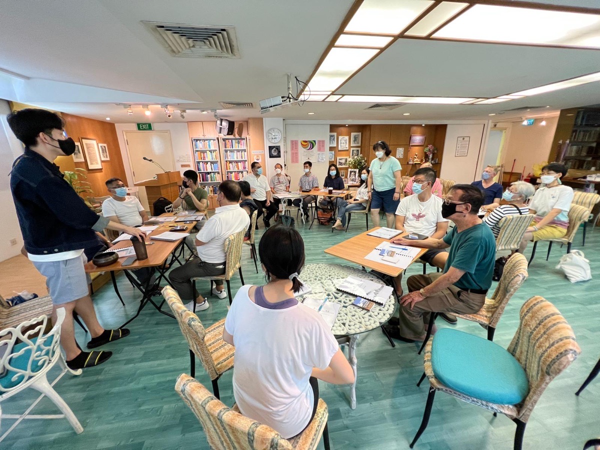 Participants seated for a group learning session